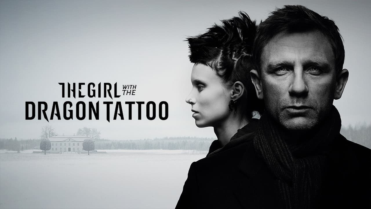 The Girl with the Dragon Tattoo — backdrops with title 2