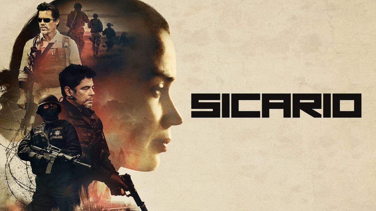 Sicario — backdrops with title 1