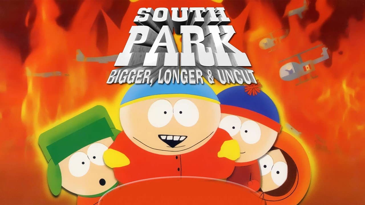 South Park: Bigger, Longer & Uncut — backdrops with title 2