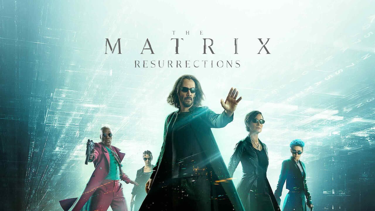 The Matrix Resurrections — backdrops with title 6