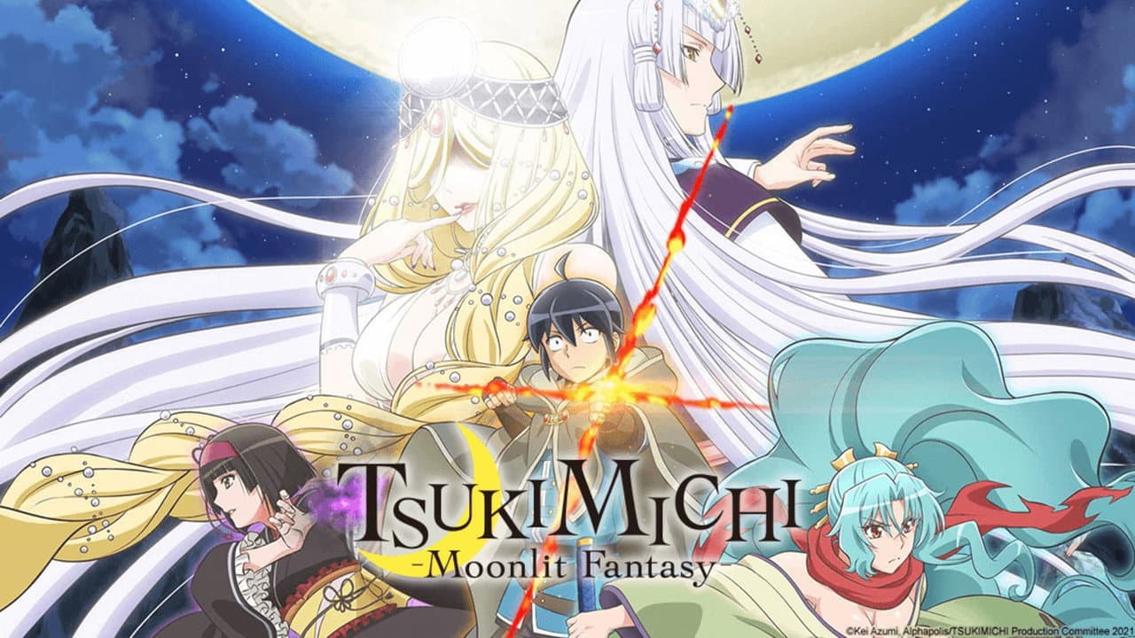 TSUKIMICHI -Moonlit Fantasy- — backdrops with title 4
