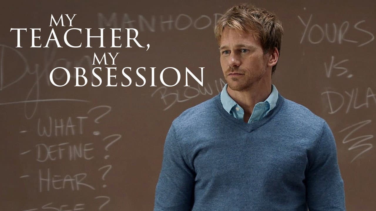 My Teacher, My Obsession — backdrops with title 1