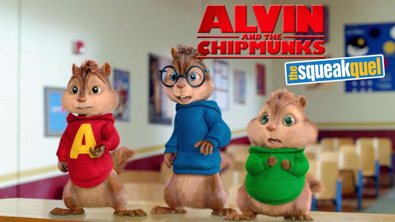 Alvin and the Chipmunks: The Squeakquel — backdrops with title 2