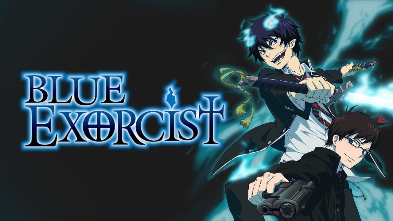 Blue Exorcist — backdrops with title 3