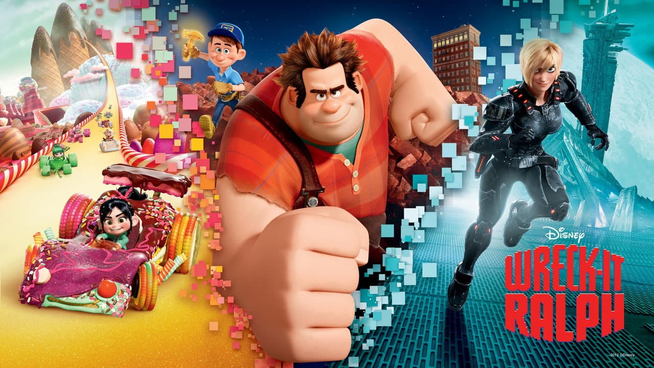 Wreck-It Ralph — backdrops with title 1