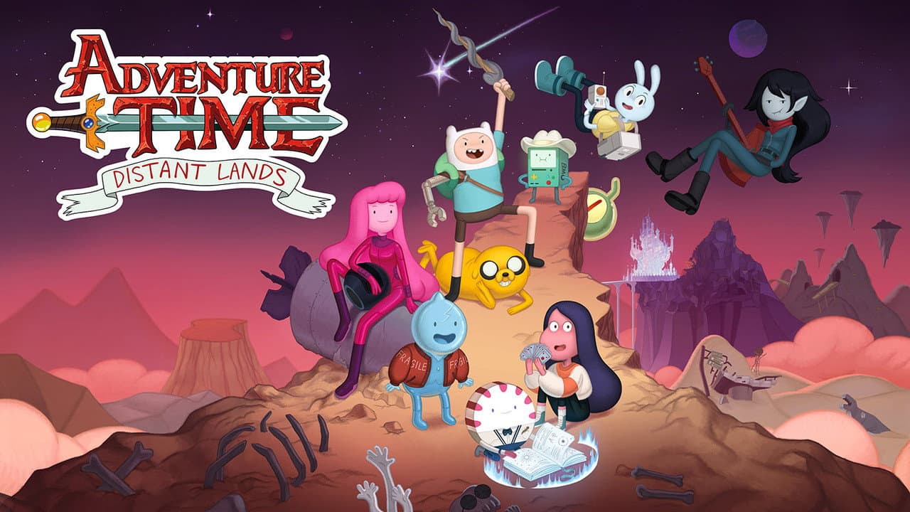 Adventure Time: Distant Lands — backdrops with title 4