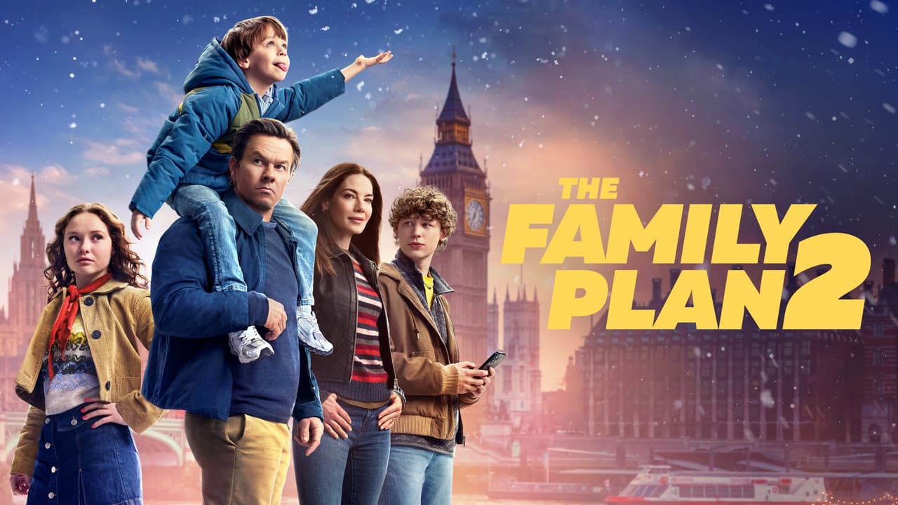 The Family Plan 2 — backdrops with title 1