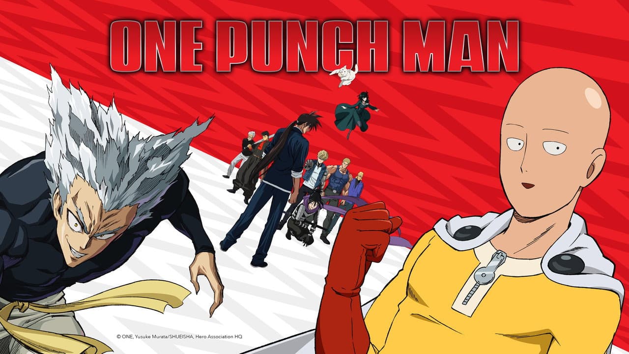 One-Punch Man — backdrops with title 1