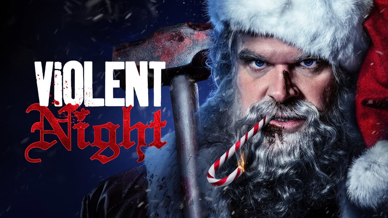 Violent Night — backdrops with title 2