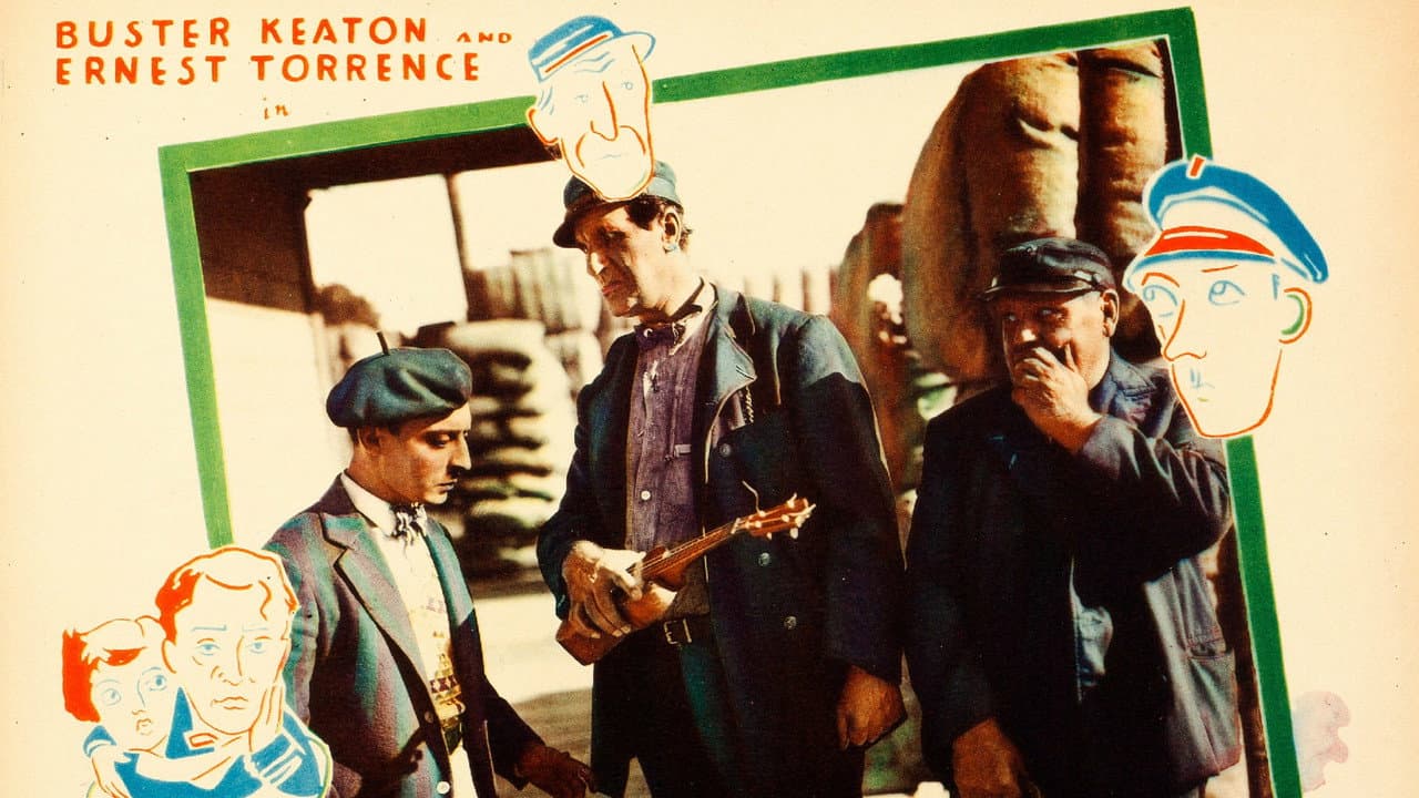 Steamboat Bill, Jr. — backdrops with title 1