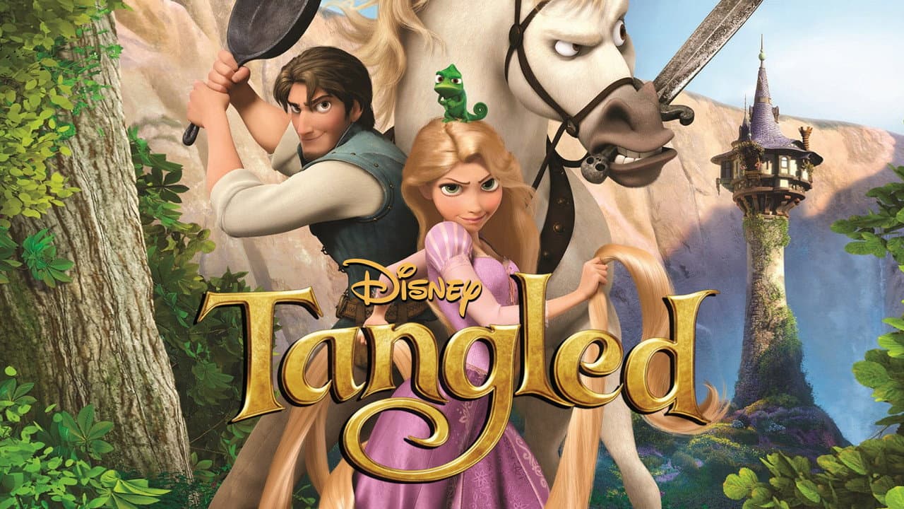 Tangled — backdrops with title 4