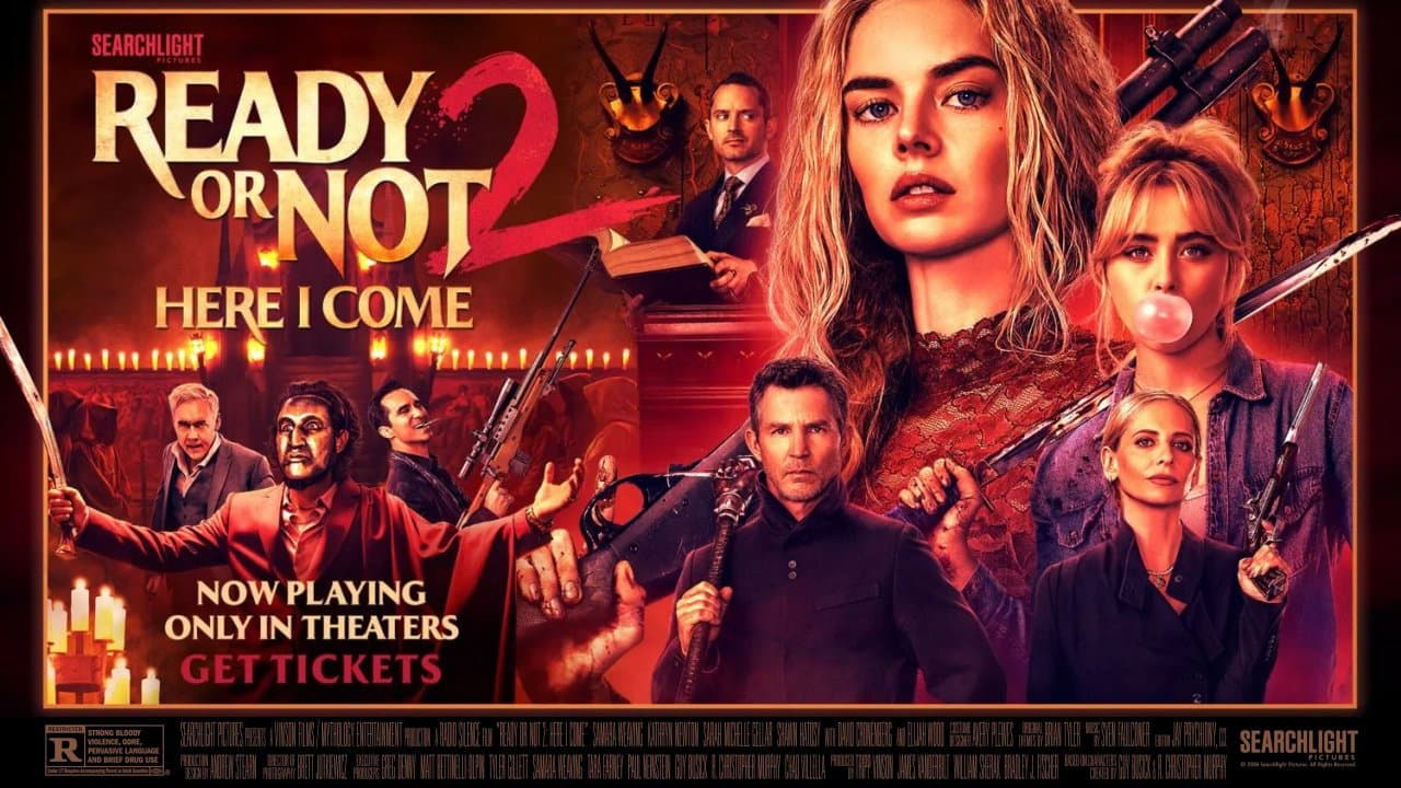Ready or Not 2: Here I Come — backdrops with title 5