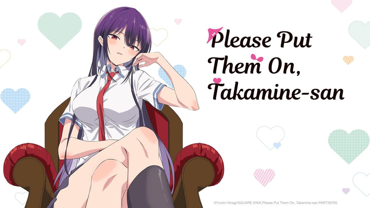 Please Put Them On, Takamine-san — backdrops with title 1