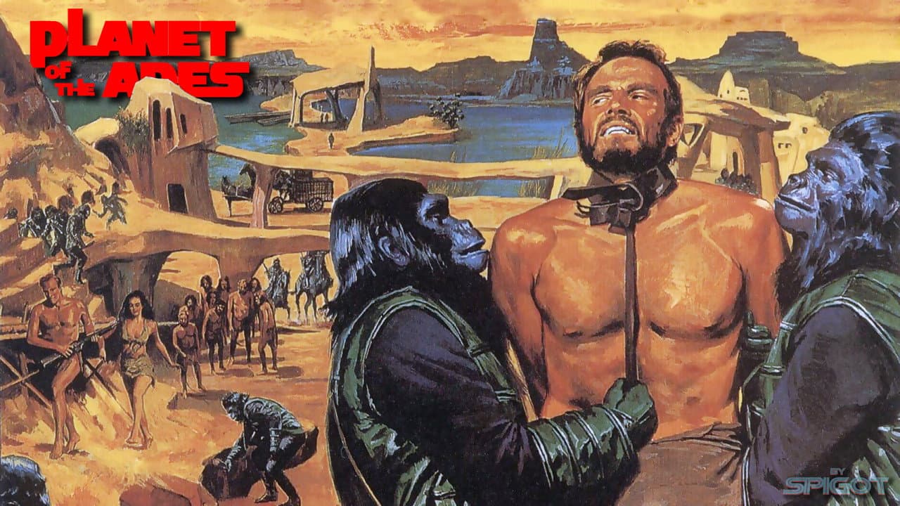 Planet of the Apes — backdrops with title 2