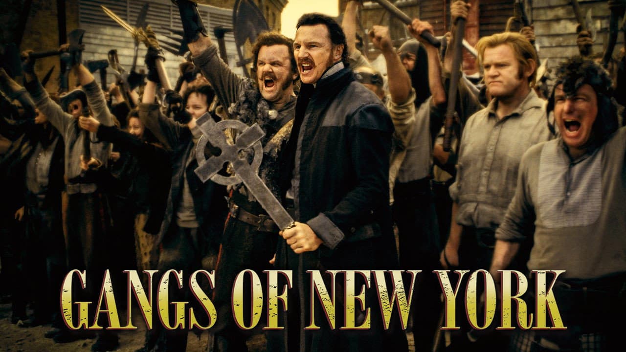 Gangs of New York — backdrops with title 7