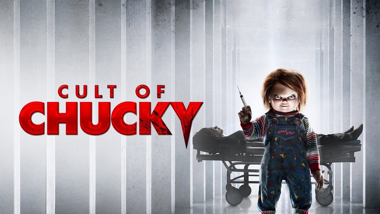 Cult of Chucky — backdrops with title 4