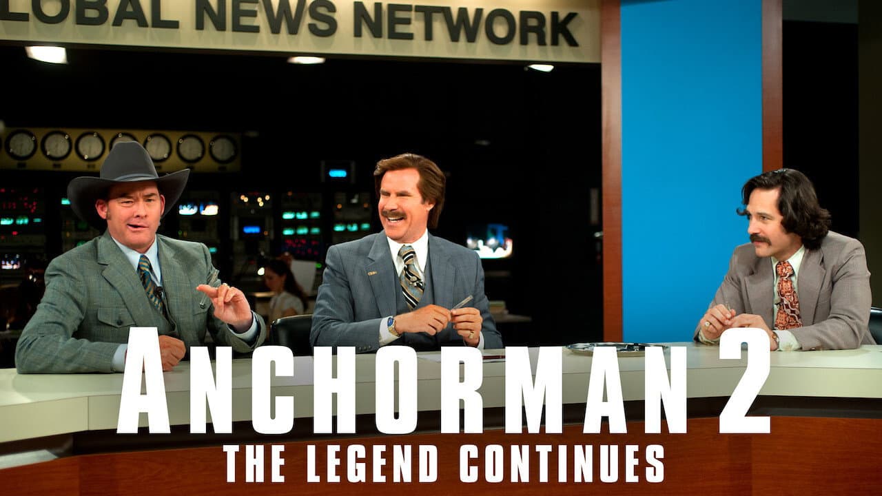Anchorman 2: The Legend Continues — backdrops with title 6