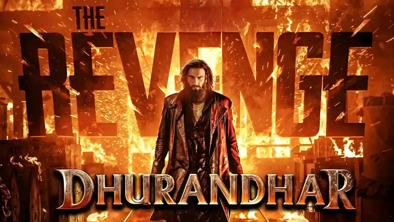 Dhurandhar: The Revenge — backdrops with title 5