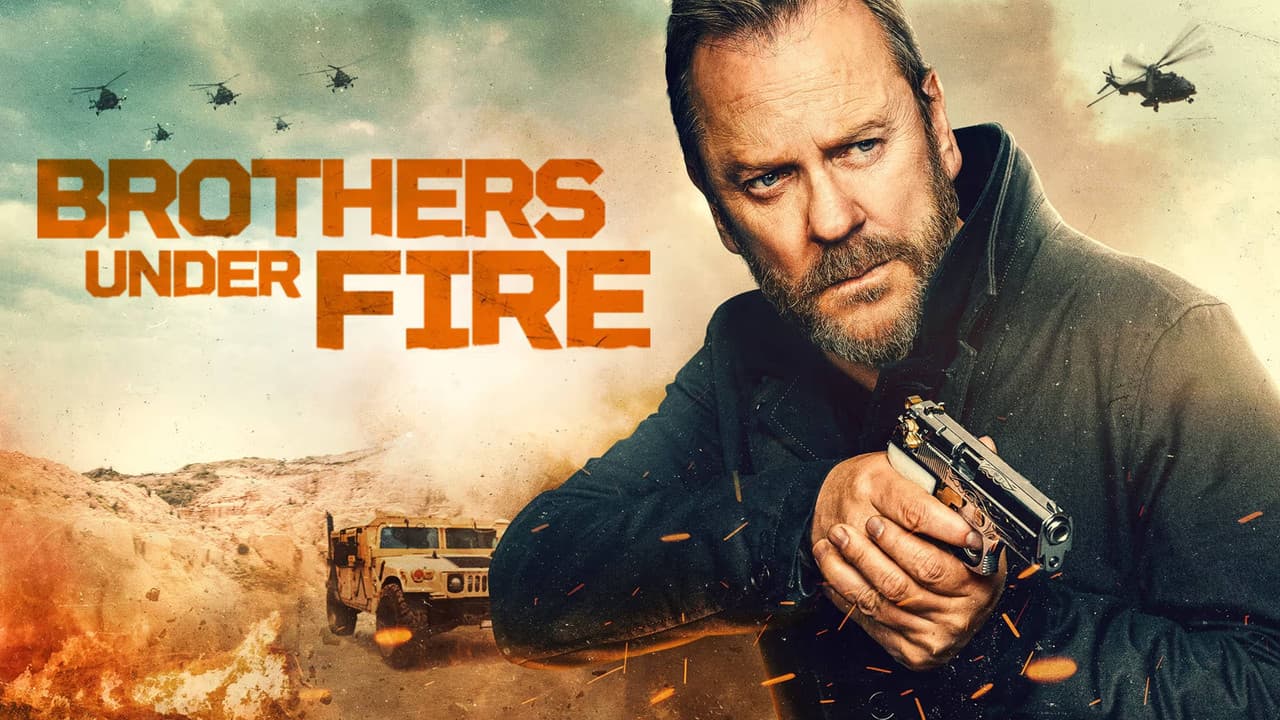 Brothers Under Fire — backdrops with title 1