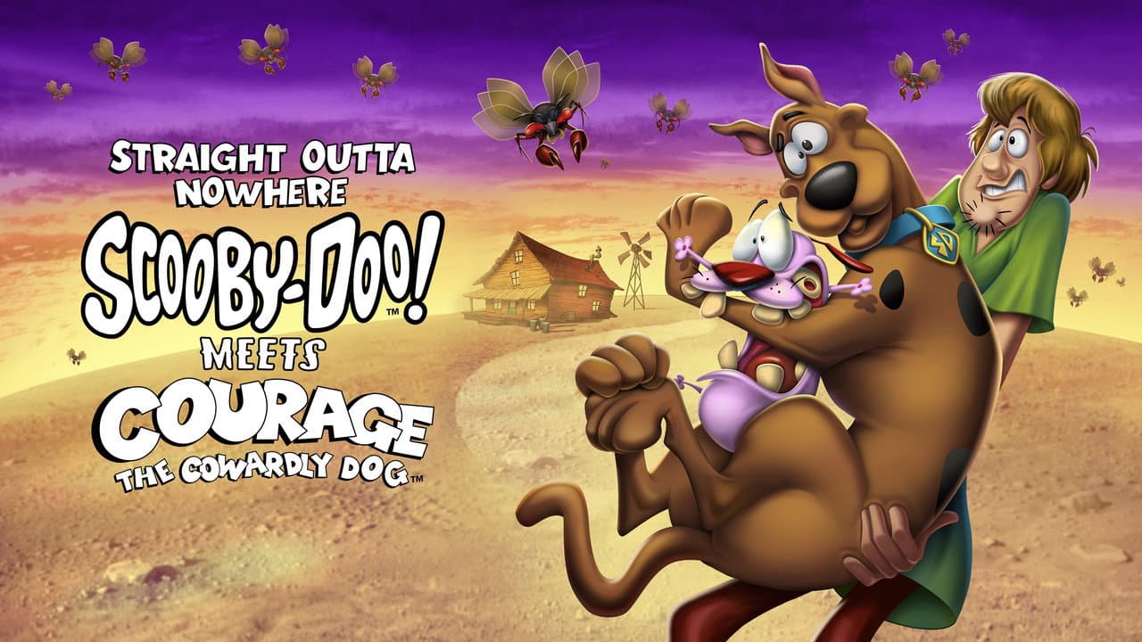 Straight Outta Nowhere: Scooby-Doo! Meets Courage the Cowardly Dog — backdrops with title 4
