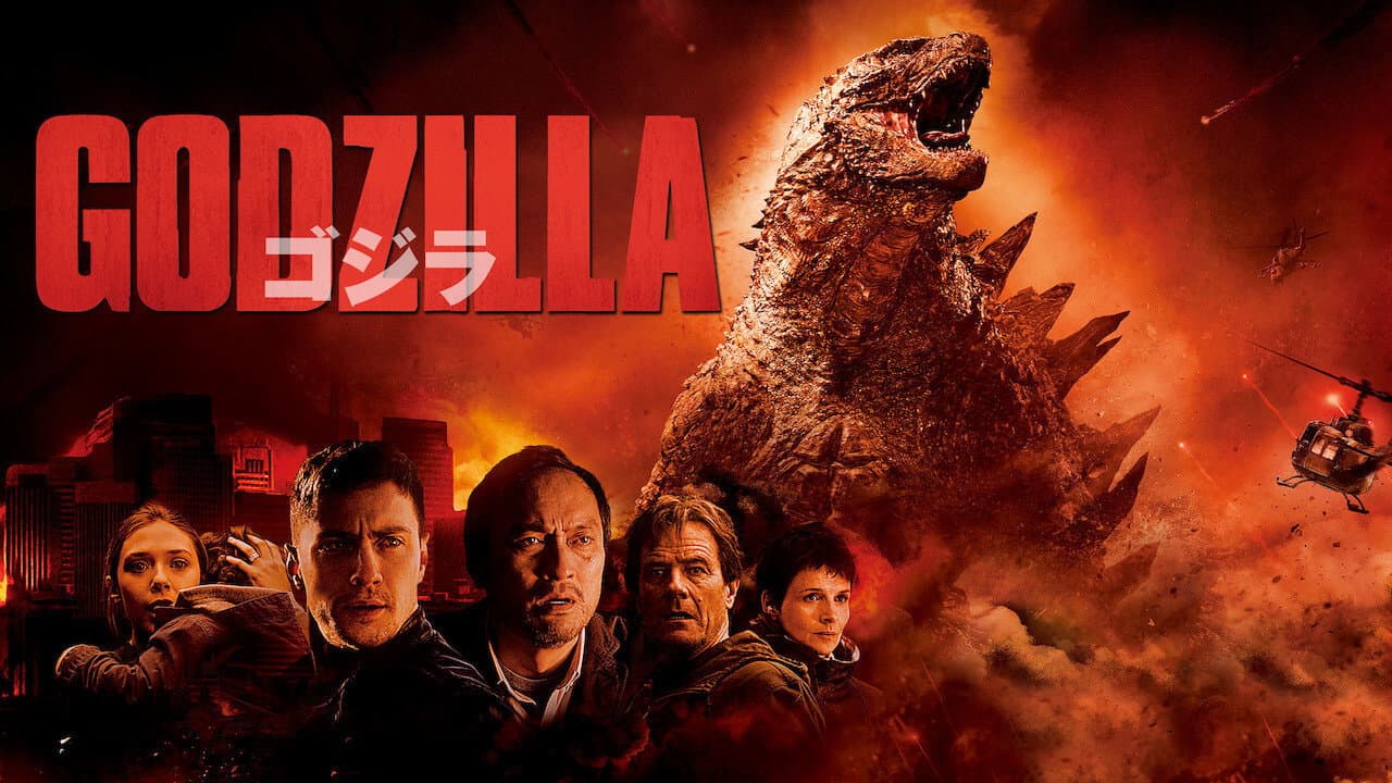 Godzilla — backdrops with title 4