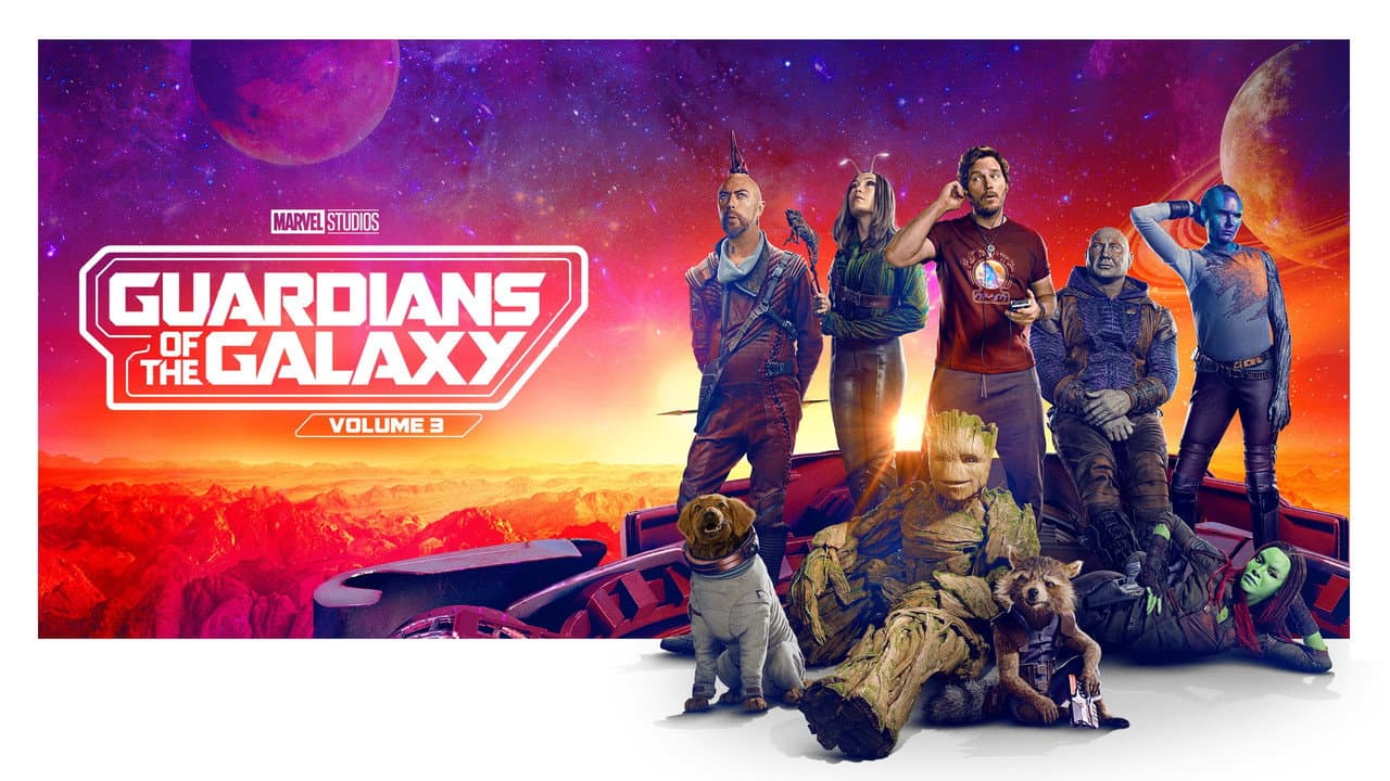 Guardians of the Galaxy Vol. 3 — backdrops with title 5