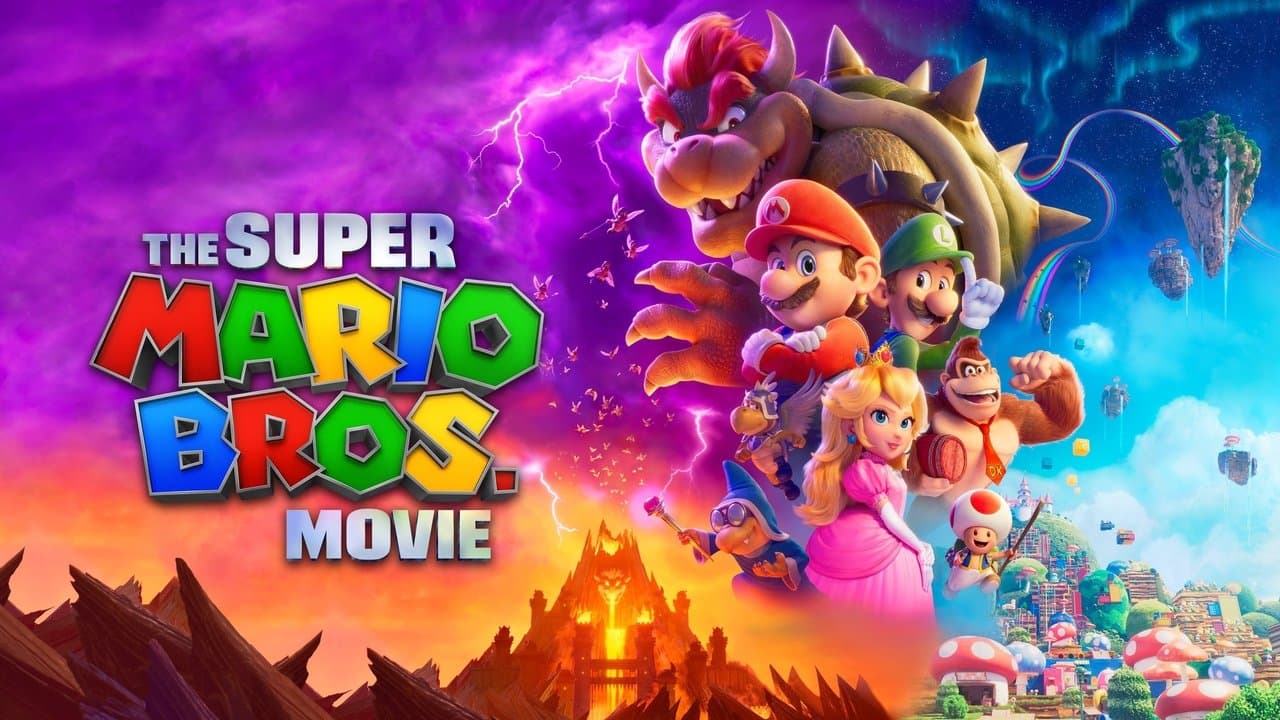 The Super Mario Bros. Movie — backdrops with title 1