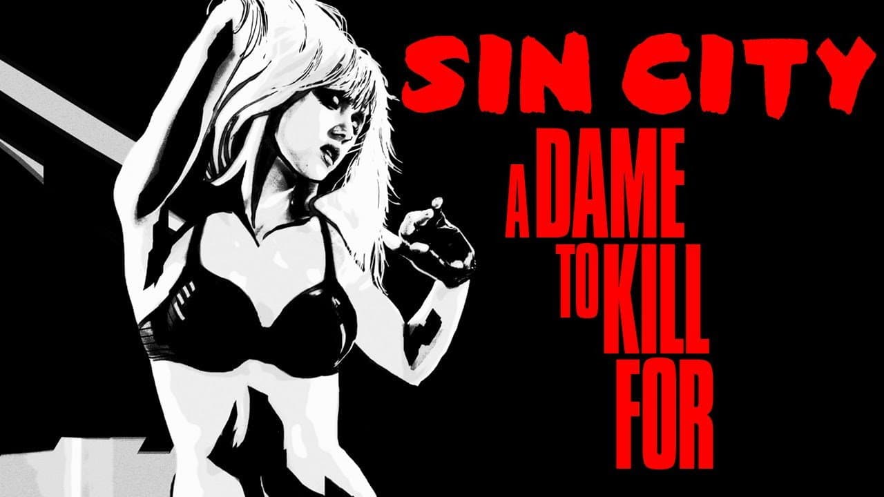Sin City: A Dame to Kill For — backdrops with title 2