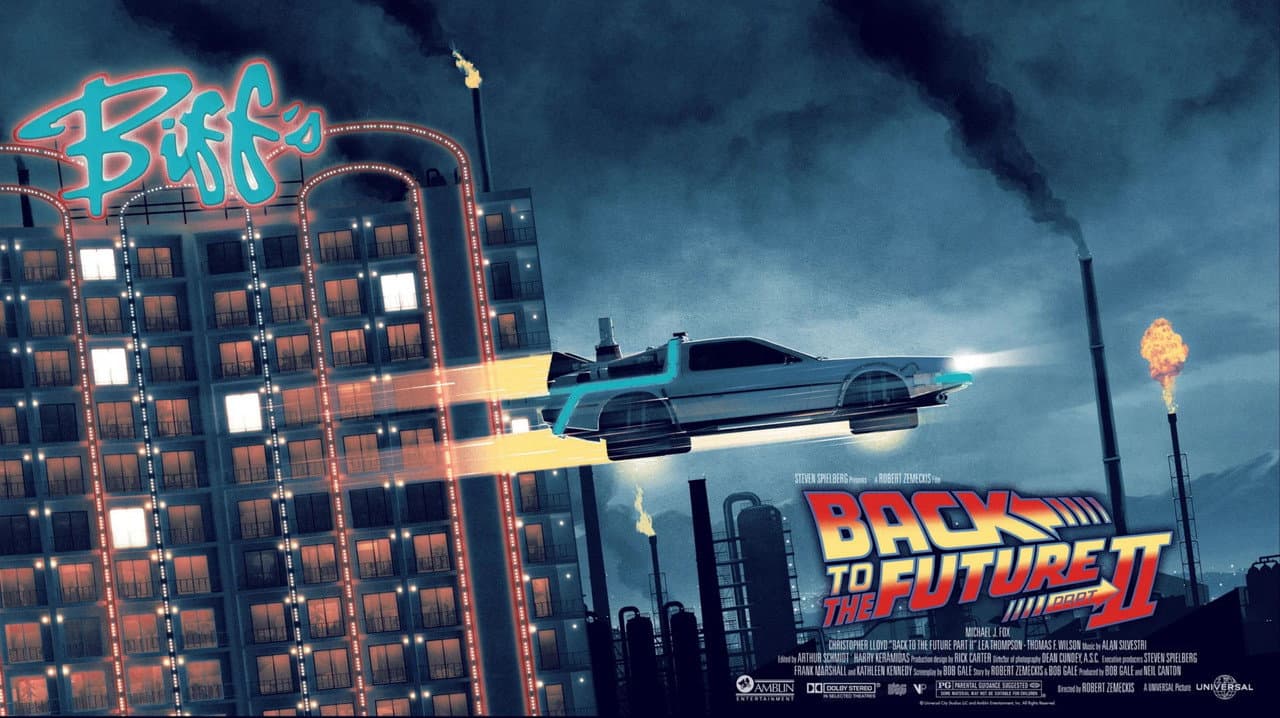 Back to the Future Part II — backdrops with title 7