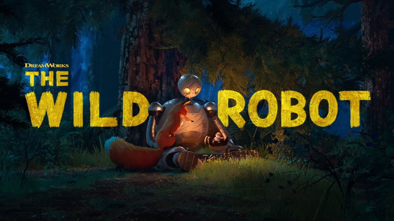 The Wild Robot — backdrops with title 7