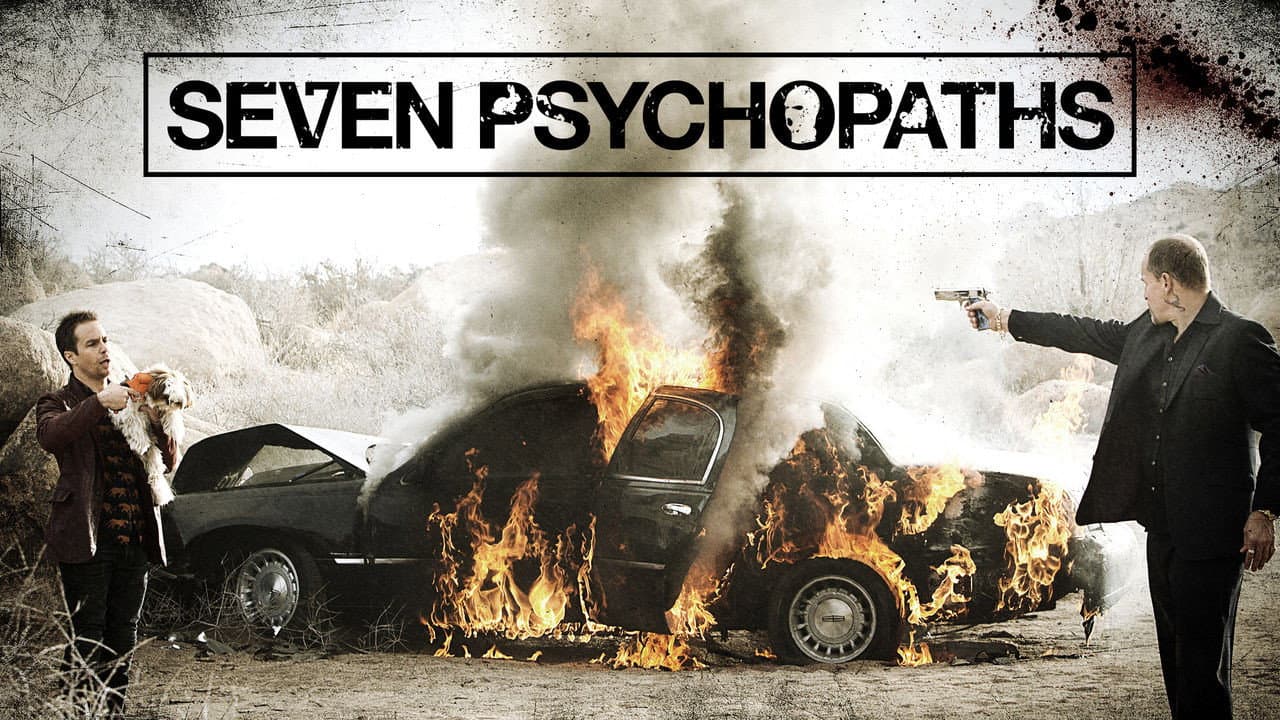 Seven Psychopaths — backdrops with title 2