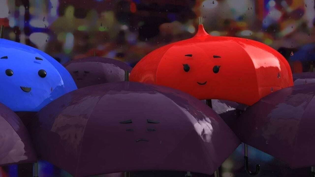 The Blue Umbrella — backdrops 3