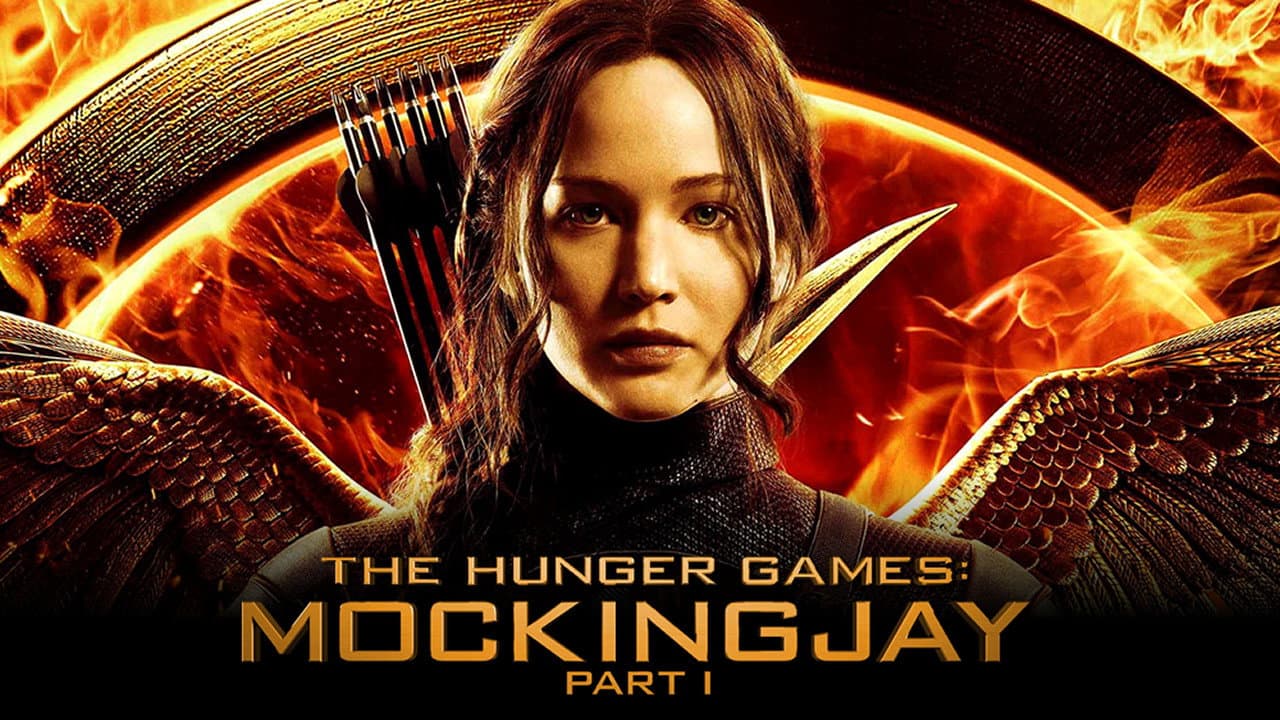 The Hunger Games: Mockingjay - Part 1 — backdrops with title 5