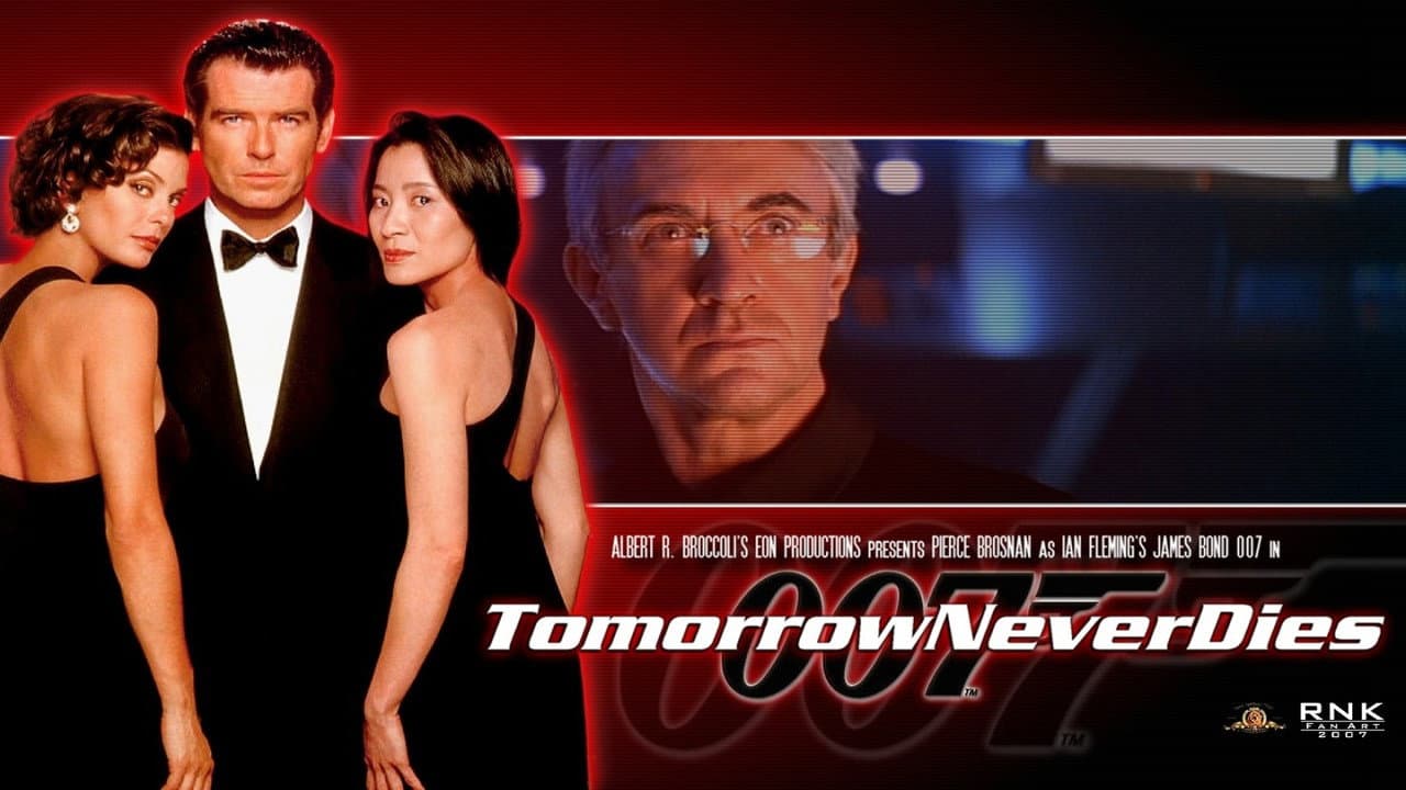 Tomorrow Never Dies — backdrops with title 6