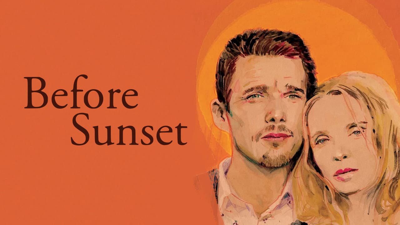 Before Sunset — backdrops with title 3