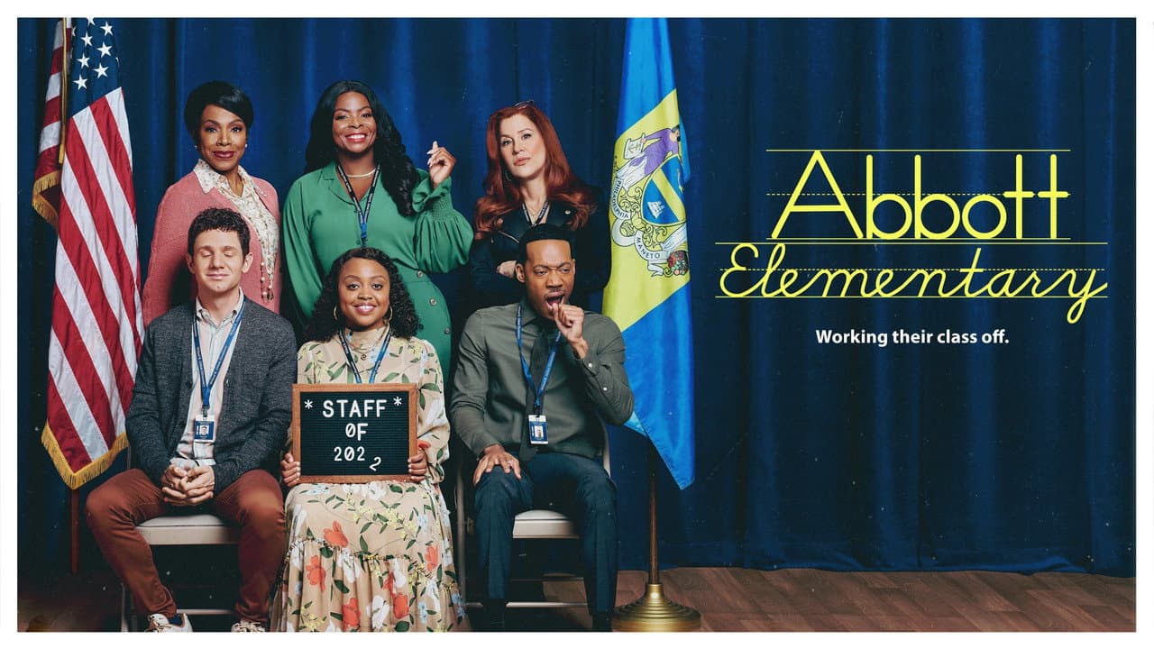 Abbott Elementary — backdrops with title 2