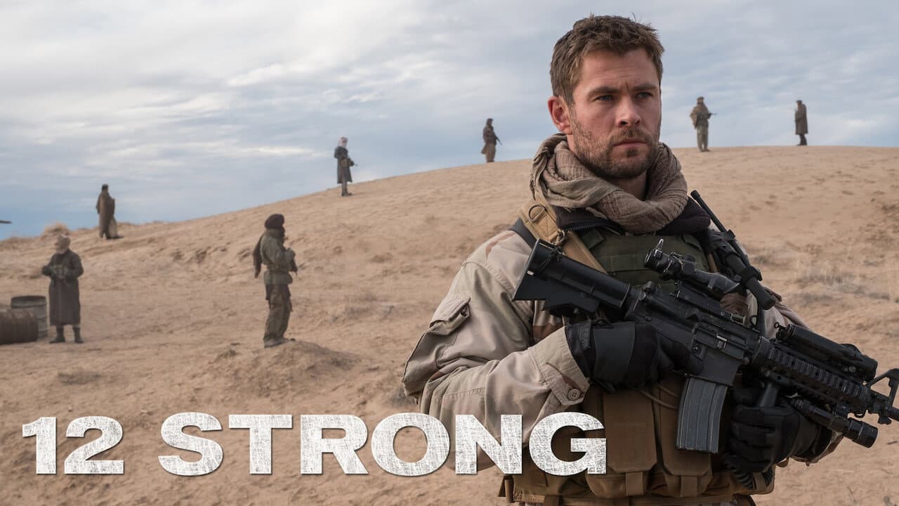 12 Strong — backdrops with title 6