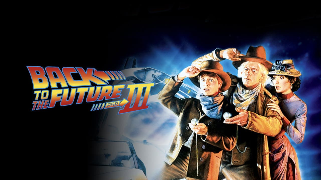 Back to the Future Part III — backdrops with title 5