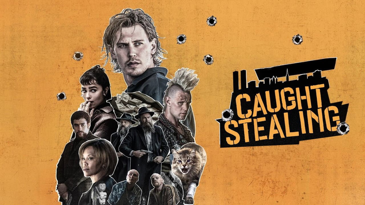 Caught Stealing — backdrops with title 6