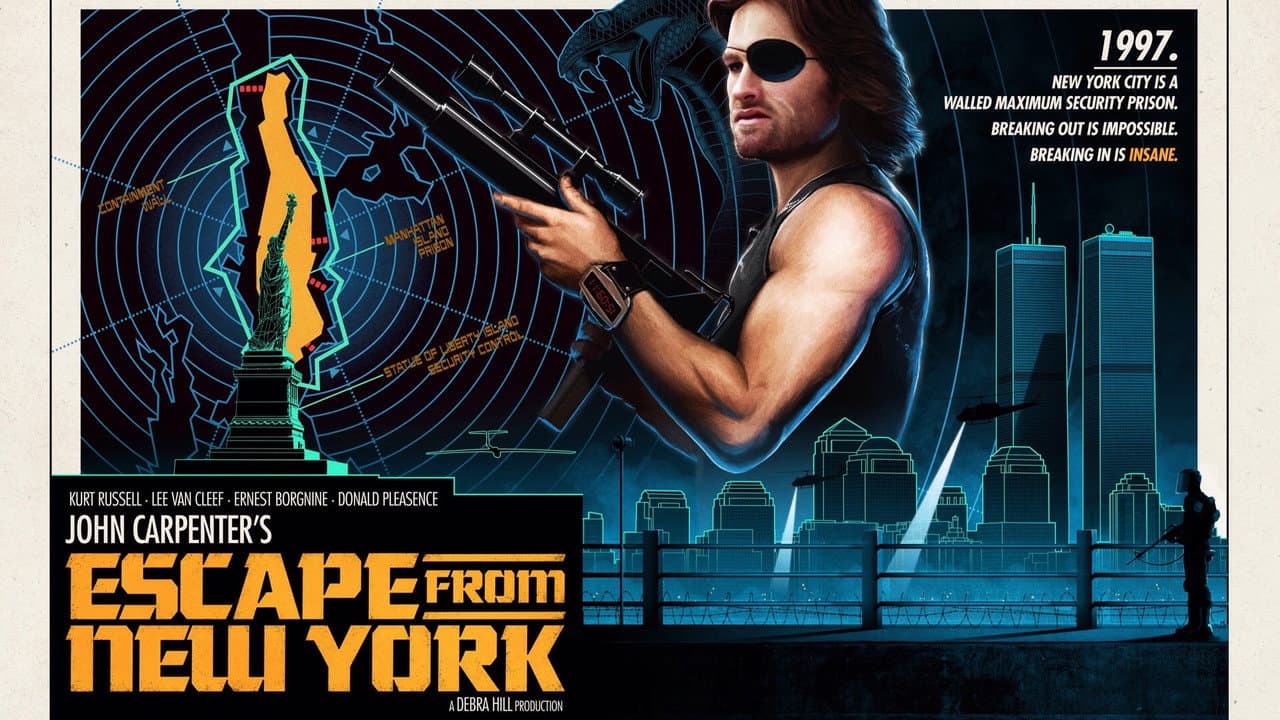 Escape from New York — backdrops with title 5