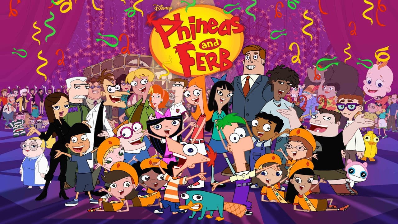 Phineas and Ferb — backdrops with title 5