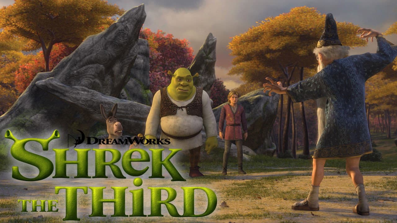Shrek the Third — backdrops with title 4