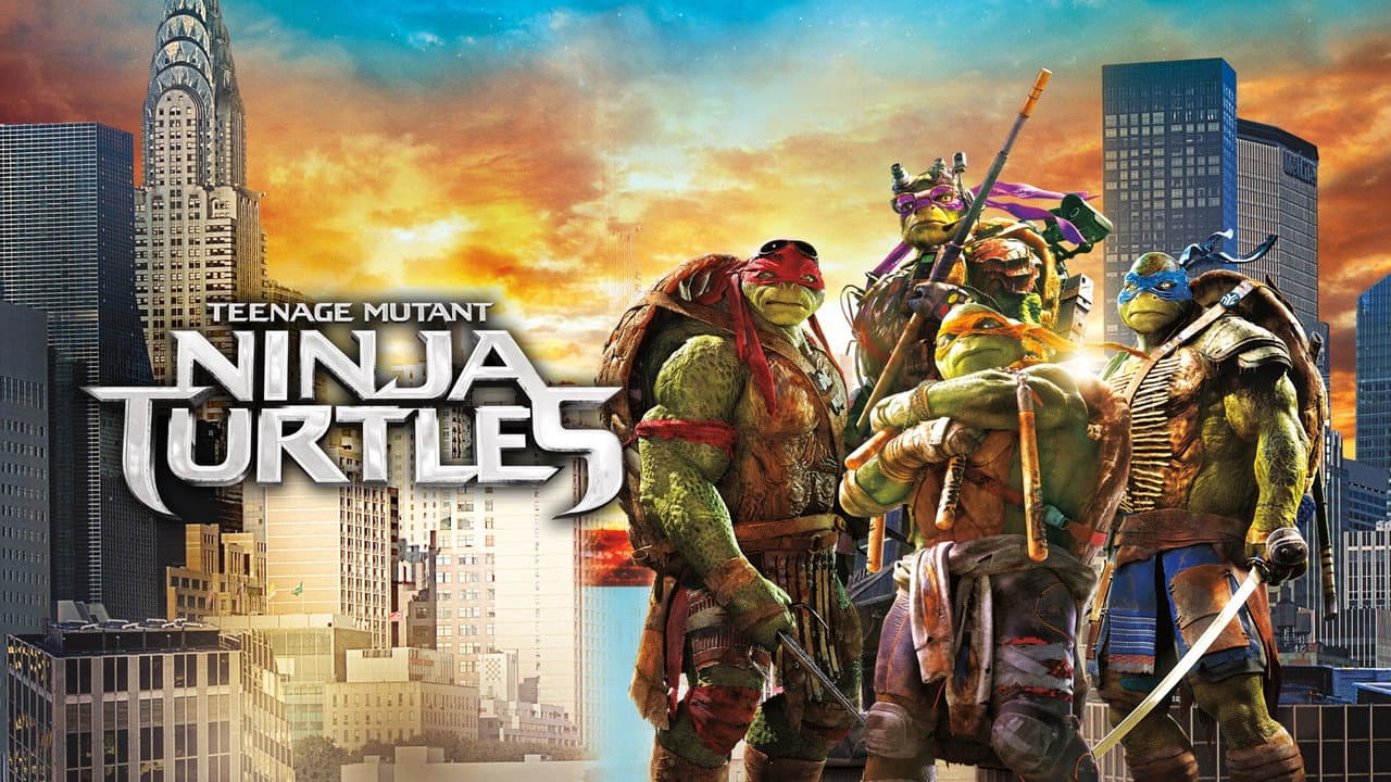 Teenage Mutant Ninja Turtles — backdrops with title 4