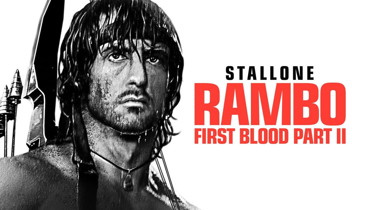 Rambo: First Blood Part II — backdrops with title 7
