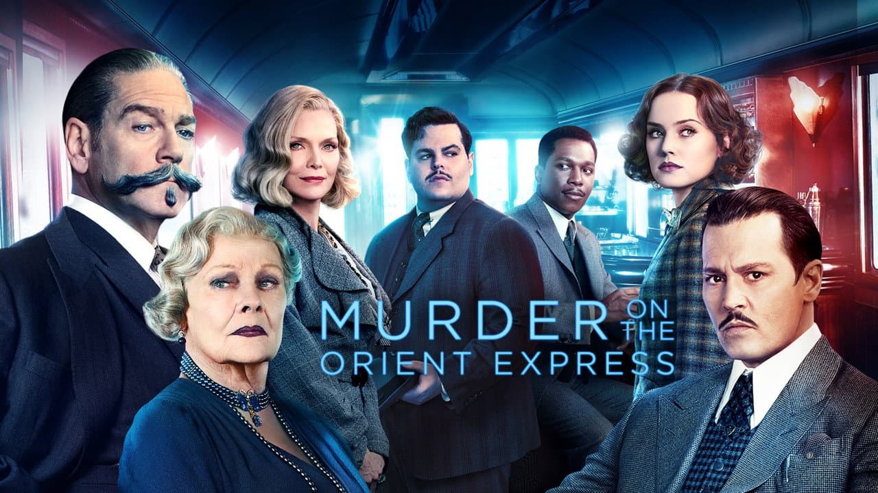 Murder on the Orient Express — backdrops with title 5