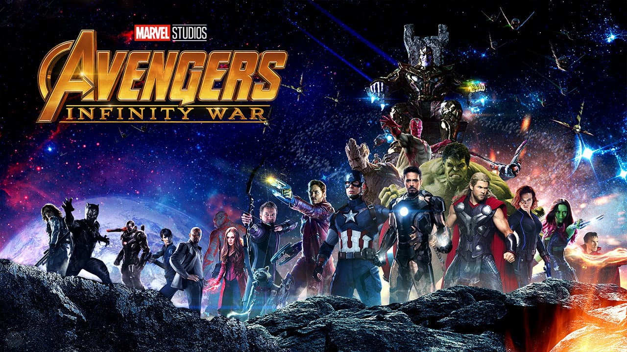 Avengers: Infinity War — backdrops with title 4