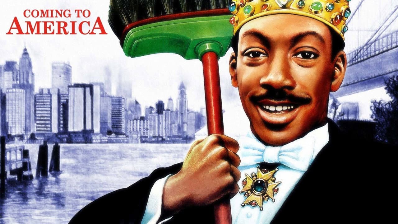 Coming to America — backdrops with title 2