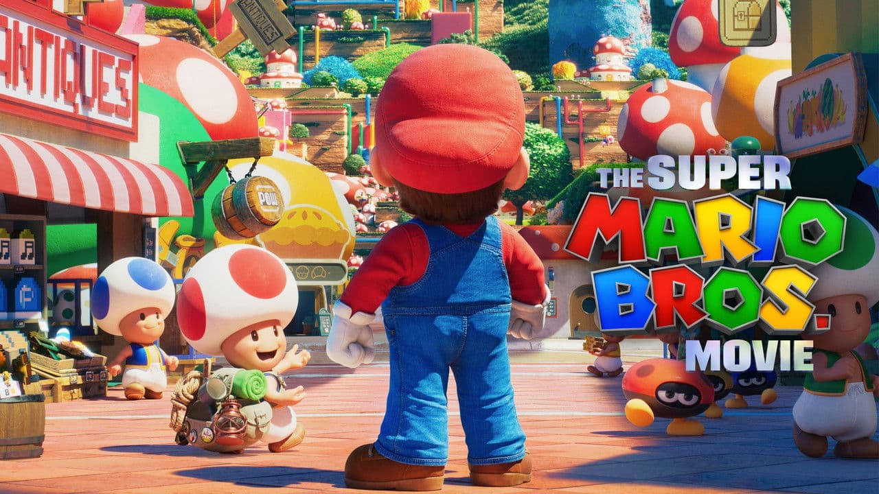 The Super Mario Bros. Movie — backdrops with title 3