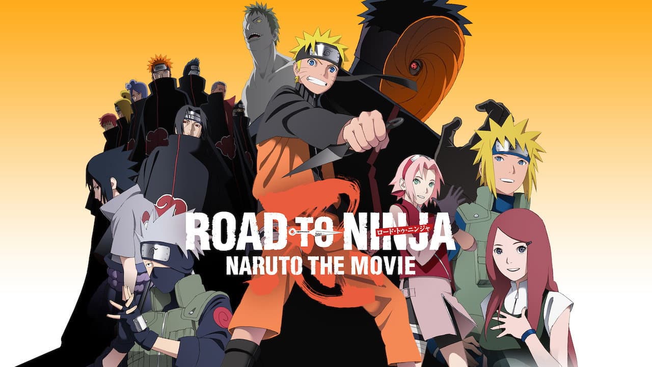 Road to Ninja: Naruto the Movie — backdrops with title 1