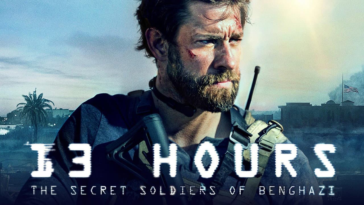 13 Hours: The Secret Soldiers of Benghazi — backdrops with title 5